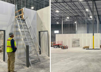 construction on AJ's second manufacturing plant