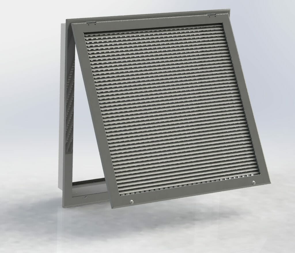 Hinged Filter Grilles AJ Manufacturing Company KCMO