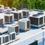commercial building with air filtration system