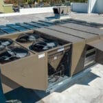 commercial hvac system on roof
