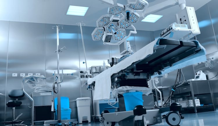 surgery room at ambulatory center