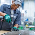 AJMF worker in manufacturing